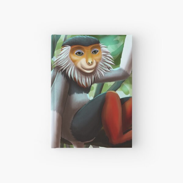 Red-shanked douc langur Hardcover Journal