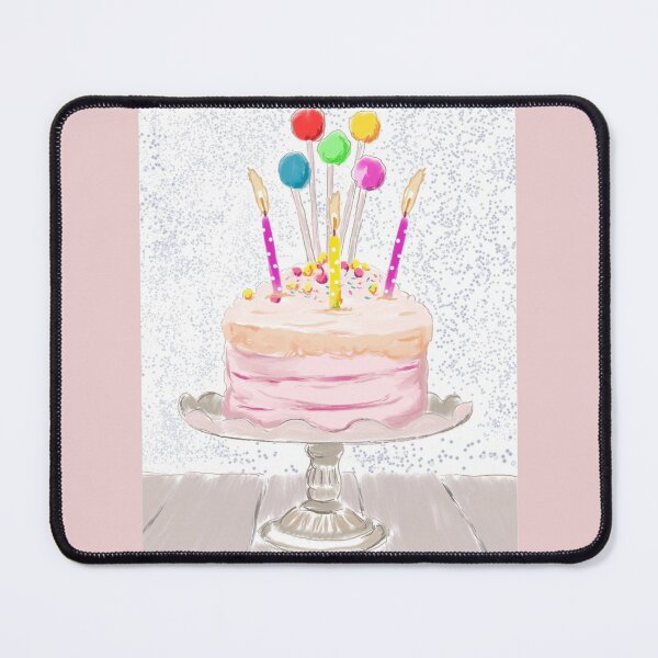 Item preview, Make a wish birthday cake designed and sold by Leatextileart.