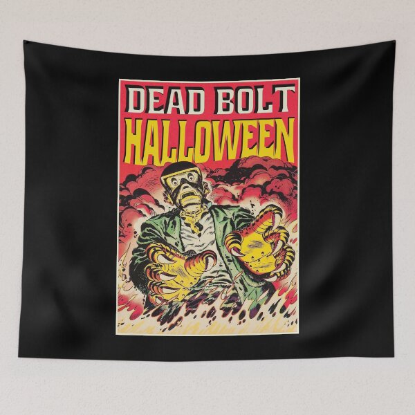 Item preview, Vintage Frankenstein Monster Dead Bolt Retro Horror Poster Halloween Gift designed and sold by TheAplus.