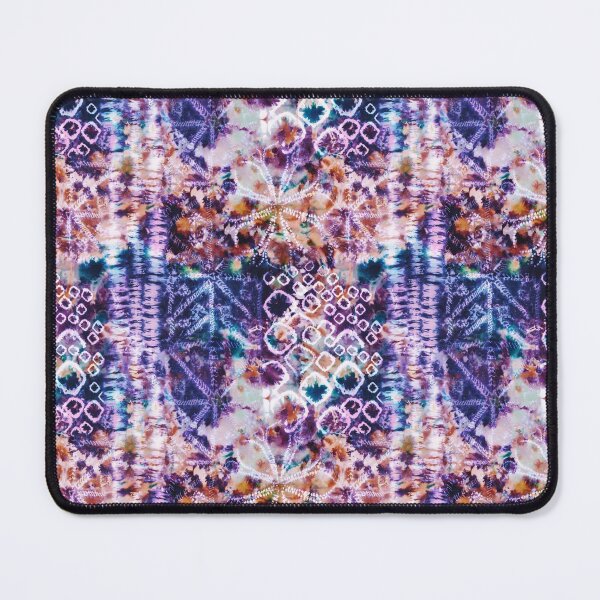 Item preview, Small Purple Summer Tie Dye Batik Wax Tie Die Print designed and sold by paperandfrill.