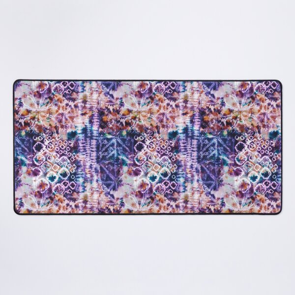 Item preview, Small Purple Summer Tie Dye Batik Wax Tie Die Print designed and sold by paperandfrill.