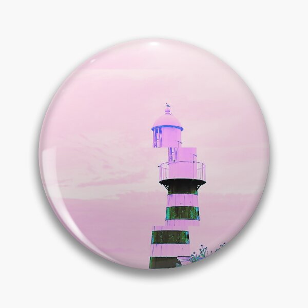 Item preview, Lighthouse in a Field Vaporwave Glitch Art designed and sold by glitchhub.