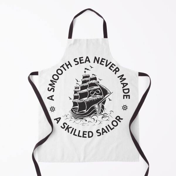 Item preview, A Smooth Sea Never Made a Skilled Sailor designed and sold by Motiv8-Tees.