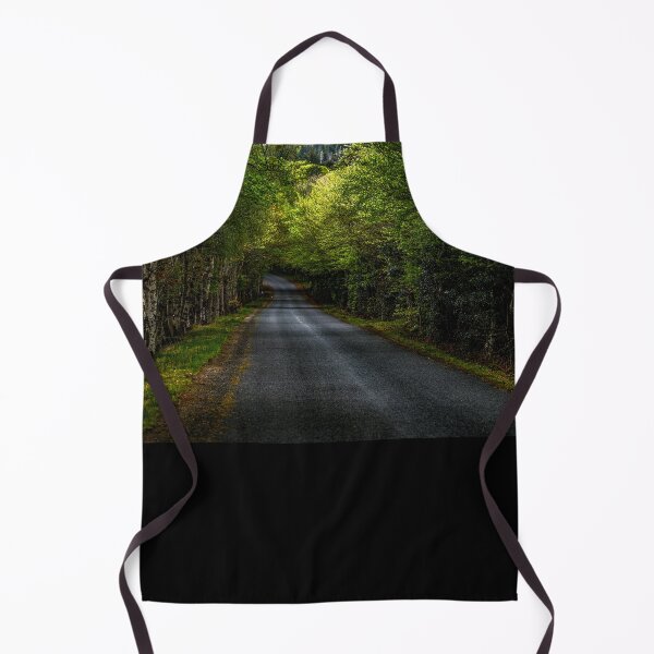 Item preview, A road in a green autumn Irish forest designed and sold by AlbertMi.