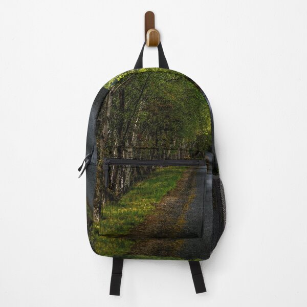Item preview, A road in a green autumn Irish forest designed and sold by AlbertMi.