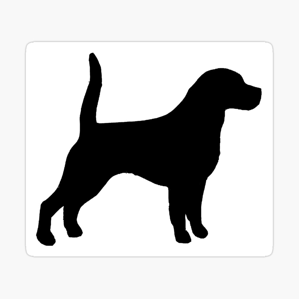 silhouette beagle