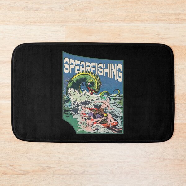 Item preview, Vintage Spearfishing Spear Fishing Ocean Sea Monster Retro Horror Poster Gift designed and sold by TheAplus.