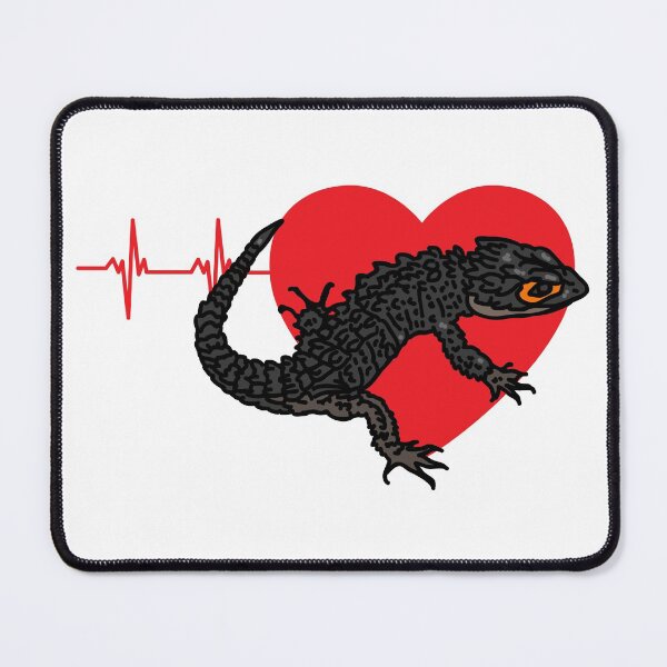 Item preview, Red heart pulse crocodile skink | Gift for skink Keeper designed and sold by OleeVO.