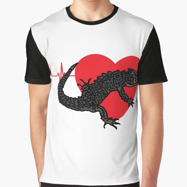 Item preview, Red heart pulse crocodile skink | Gift for skink Keeper designed and sold by OleeVO.