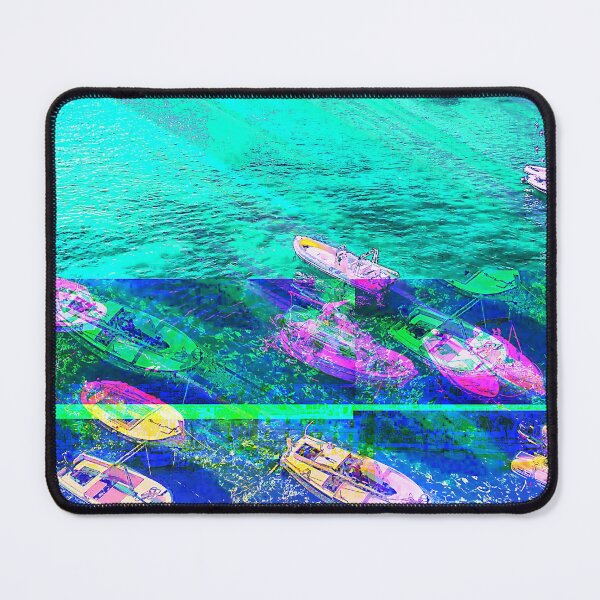 Item preview, Croatia Island Dock Glitch Art designed and sold by glitchhub.