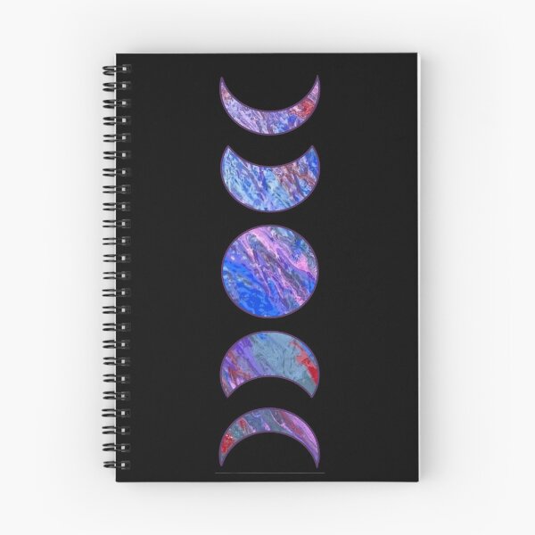 Item preview, Pour Paint moon phases option 4 designed and sold by doodle-mittens.
