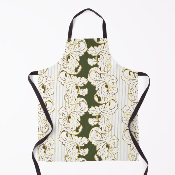 Artikelvorschau, Ornamental, floral, leaves, vines, lines, pattern, olive green entworfen und verkauft von Svitac.