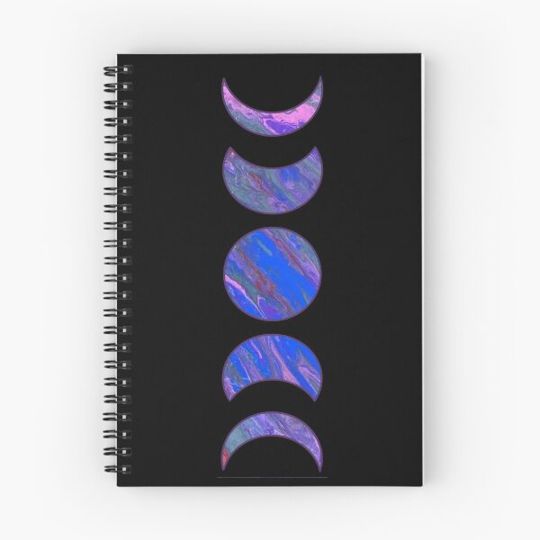 Item preview, Pour Paint moon phases option 5 designed and sold by doodle-mittens.
