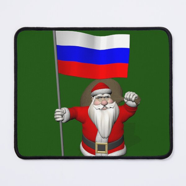 Item preview, Santa Claus With Flag Of Russia designed and sold by Mythos57.