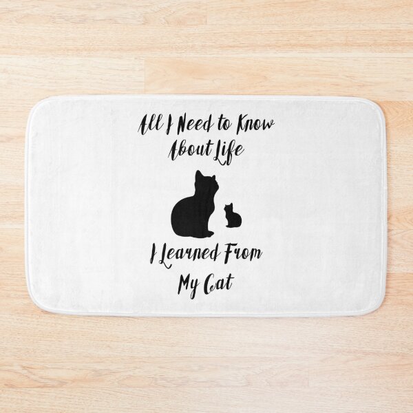 Item preview, Two Cats and All I Need to Know About Life I Learned from My Cat - Funny designed and sold by Vasabi88.