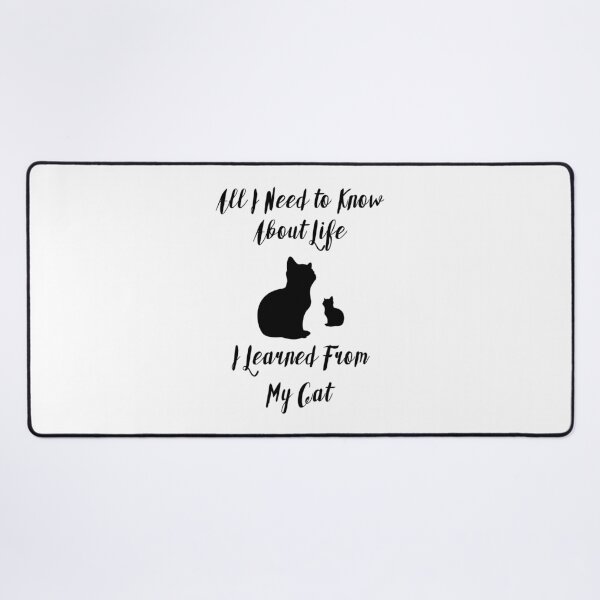 Item preview, Two Cats and All I Need to Know About Life I Learned from My Cat - Funny designed and sold by Vasabi88.