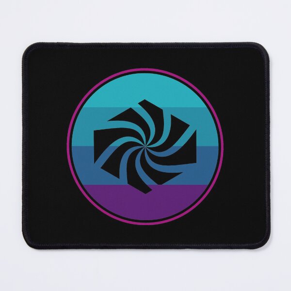 Item preview, hypnotic logo of simple hexagon shape and fresh colors designed and sold by Half Mess.