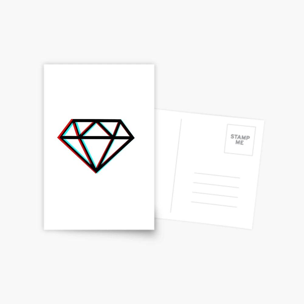 3D Diamond  Sticker for Sale by Caitlin Perry  Tumblr stickers, Sticker  decor, Cool stickers