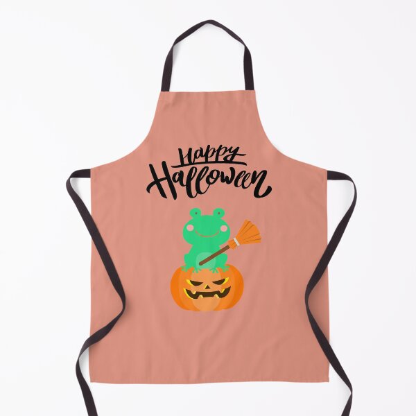 Item preview, Kawaii Cute Frog Pumpkin Happy Halloween For Kids Boys Girls designed and sold by JooArtPrints ★★★★★.
