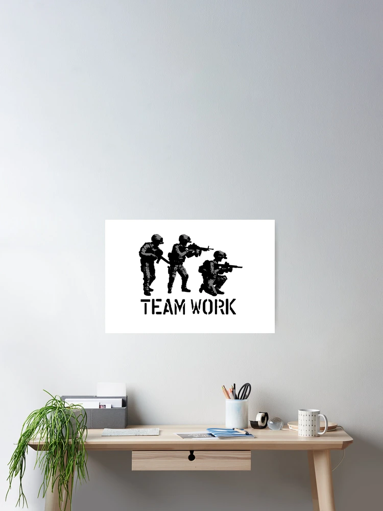Thumbnail 2 of 3, Poster, Teamwork designed and sold by TimConstable.