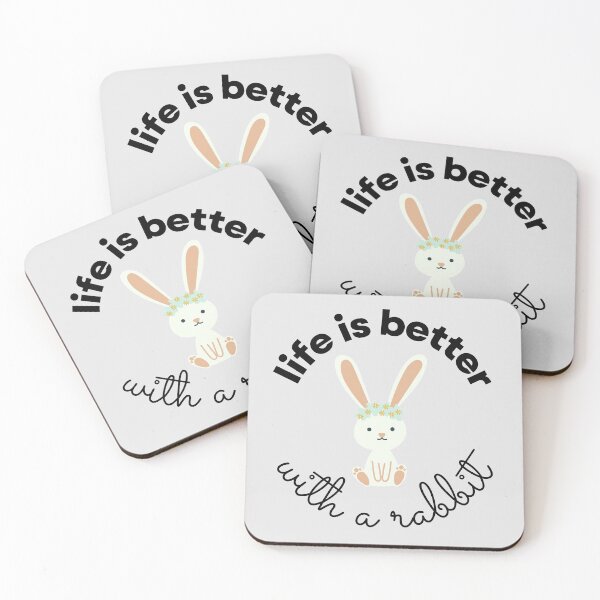 Item preview, Life Is Better With A Rabbit designed and sold by HappyClover.