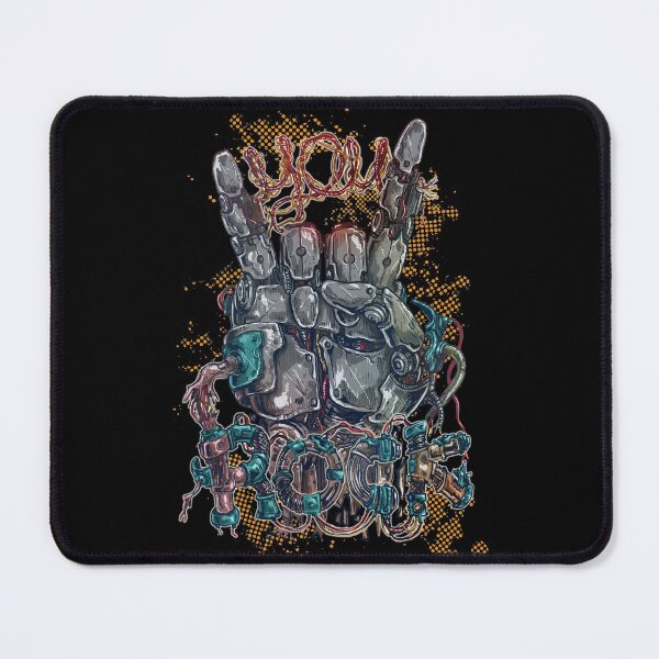 Item preview, Robotic Rock and Roll Hand Sign - Black designed and sold by keeveneo.