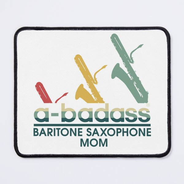 Item preview, a-badass Baritone saxophone mom vintage designed and sold by jentochicken.