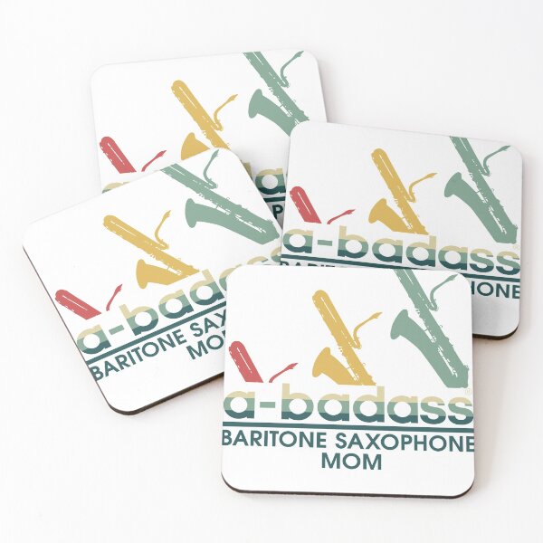 Item preview, a-badass Baritone saxophone mom vintage designed and sold by jentochicken.
