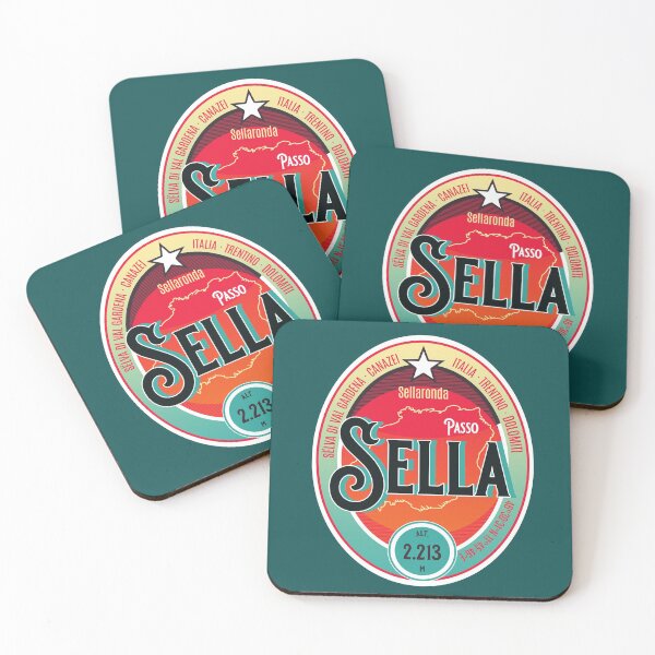 Item preview, Passo Sella Dolomites Italy Touring T-Shirt + Sticker designed and sold by ROADTROOPER.