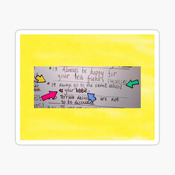 “The Kissing booth rules” Sticker for Sale by MMstore2001 | Redbubble