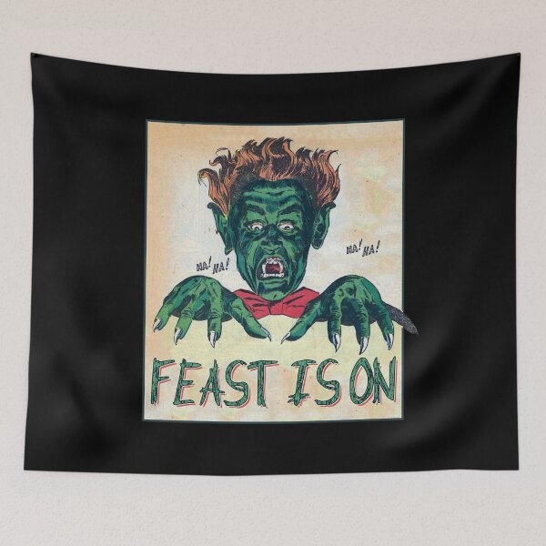 Item preview, Vintage Dracula Vampire Feast Spooky Retro Horror Poster Gift designed and sold by TheAplus.