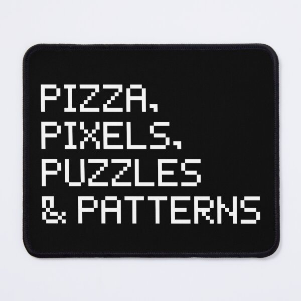 Item preview, Pizza, Pixels, Puzzles and Patterns for Engineers and Gamer Nerds designed and sold by blueveins.