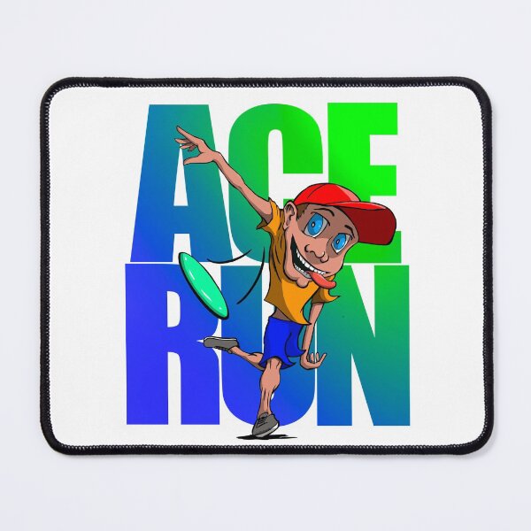 Item preview, Ace Run Guy Green and Blue designed and sold by DiscGolfArt.