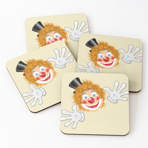 Item preview, Design of Clown on yellowish background....!! designed and sold by VIVEK KUMAR RAI.