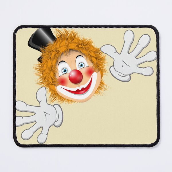 Item preview, Design of Clown on yellowish background....!! designed and sold by VIVEK KUMAR RAI.