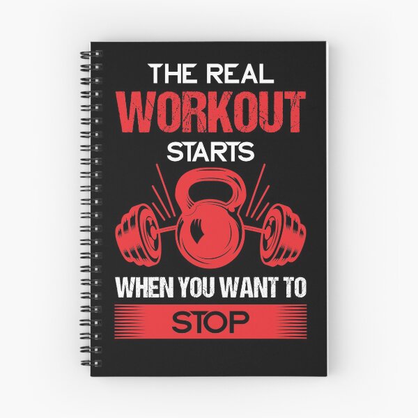 Item preview, The Real workout Starts when you Want to Stop  designed and sold by wravelo.