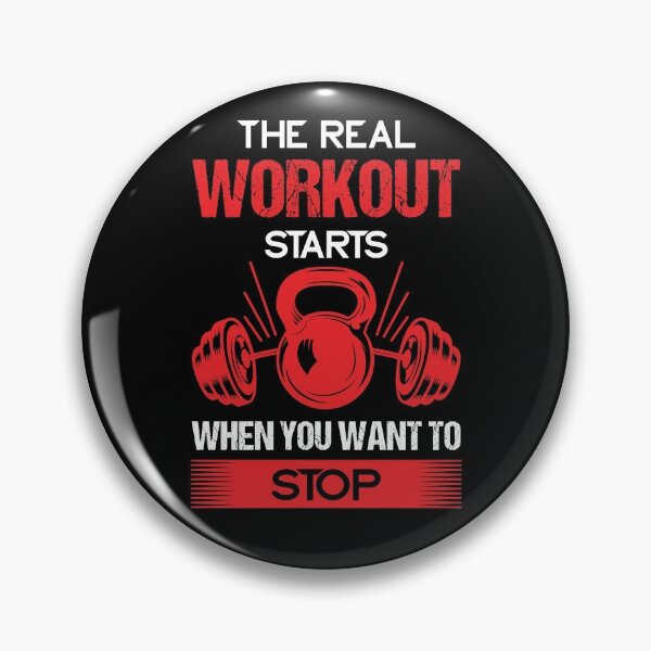 Item preview, The Real workout Starts when you Want to Stop  designed and sold by wravelo.