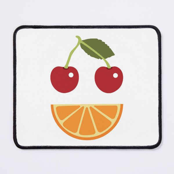 Item preview, Cherry Orange Fruit Smiley Face designed and sold by blueveins.