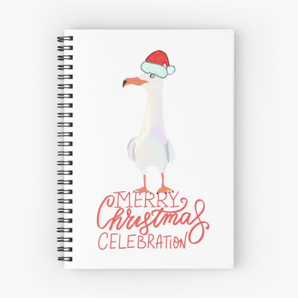 Item preview, Seagull Merry Christmas designed and sold by orangerinka.
