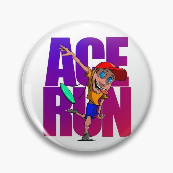 Item preview, Ace Run Guy Purple and Red designed and sold by DiscGolfArt.