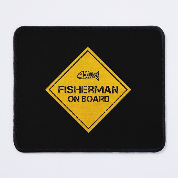 Item preview, Fisherman On Board designed and sold by CAUTION SHOP.
