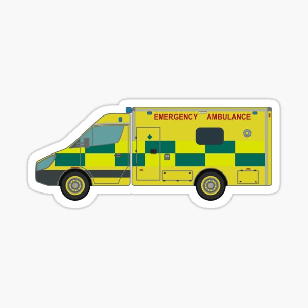 Ambulance Service Personnel Southern Ireland  vinyl sticker. 