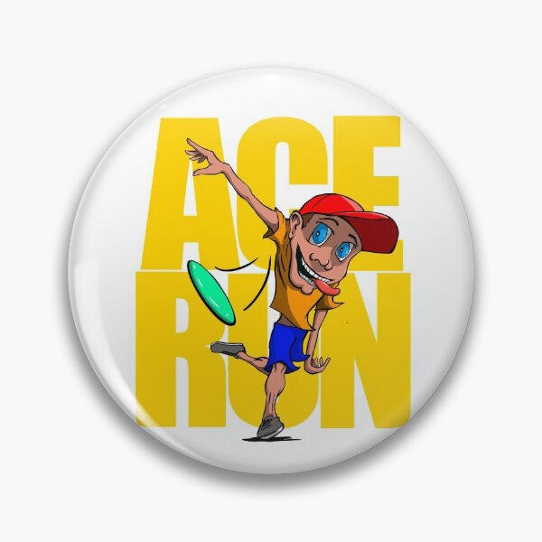 Item preview, Ace Run Guy Yellow designed and sold by DiscGolfArt.