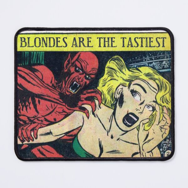 Item preview, Vintage Dracula Vampire Tasty Blonde Spooky Retro Horror Poster Gift designed and sold by TheAplus.