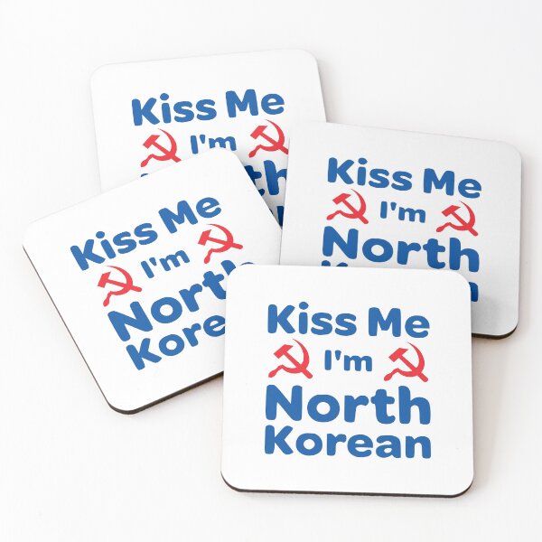 Item preview, Kiss me I'm North Korean designed and sold by cangurojoe.