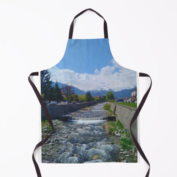 Item preview, Bansko Scene - River and Snowy Peaks designed and sold by TalBright.