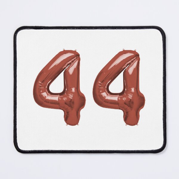 Item preview, 44 Double Digits Forty-Four Metallic Rose Gold Mylar Foil Helium Balloon for 44th Birthday designed and sold by Birthdates.