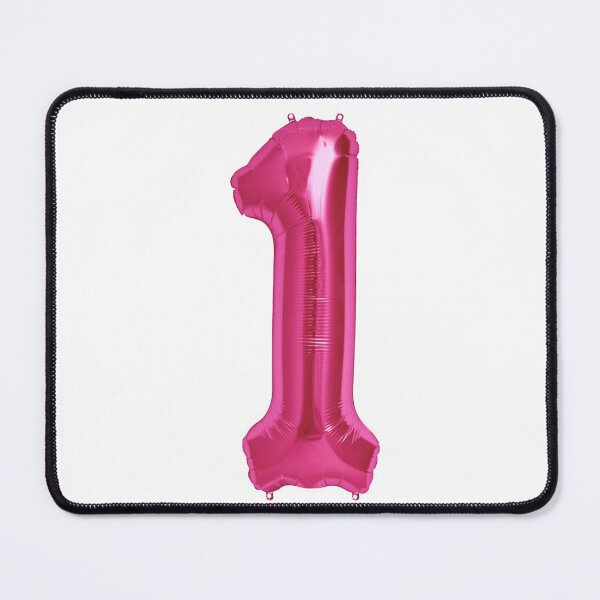 Item preview, One Number 1 Metallic Hot Pink Mylar Foil Helium Balloon for First Birthday or Anniversary designed and sold by Birthdates.