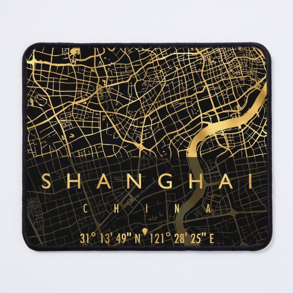 Item preview, SHANGHAI MAP CHINA designed and sold by hatimelhag.