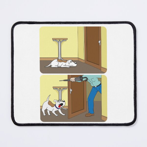 Item preview, Illustration of a cheerful dog with the arrival of its owner at home. Item for institutional and veterinary materials designed and sold by LucianoCosmo.